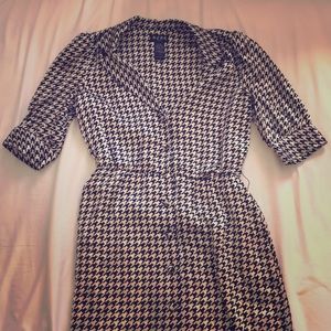 Vintage BCBG herringbone dress